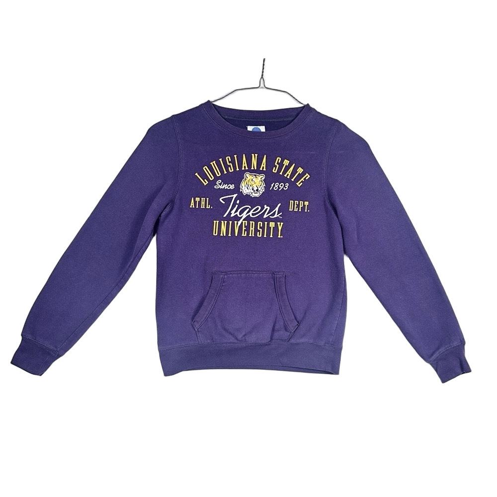 NCAA by KA LSU Tigers Purple Pull Over Women’s Sweatshirt Size Small
